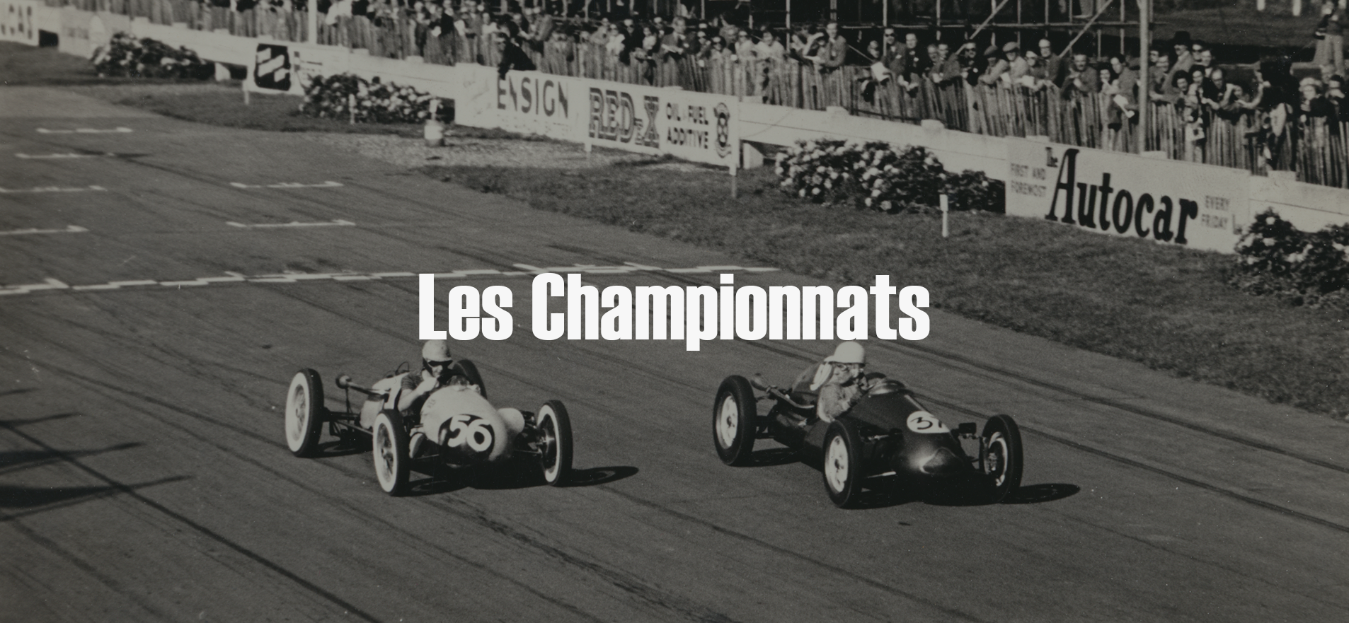 500cc formula 3 champion les leston racing with Stirling moss cooper 500